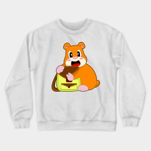 Hamster Handbag Crewneck Sweatshirt